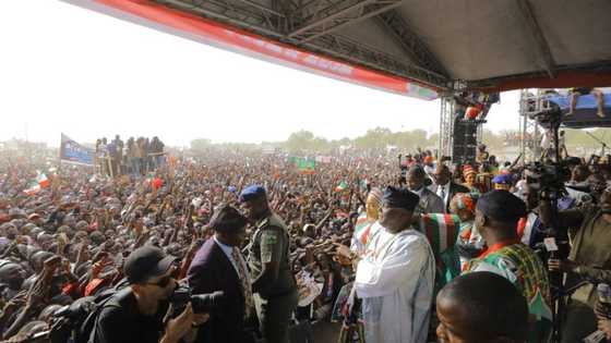 Yanzu Yanzu: Atiku ya yiwa Buhari bugun gwaninta a jihar Adamawa (Hotuna)
