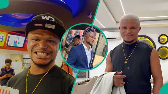 Throwback clip of viral Fish Pie seller working as MC emerges online: "Wetin hin neva do for money?"