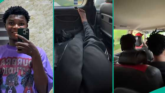 Nigerian man pays for entire back seat in public bus, shares female passenger's unexpected reaction