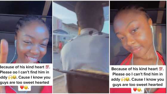 "He's humble": Nigerian lady overpays handsome Keke man, gives him N2k instead of N400, video goes viral
