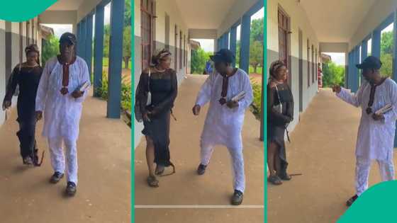 Head of department reacts as beautiful lady holds his hand openly: "I was scared"