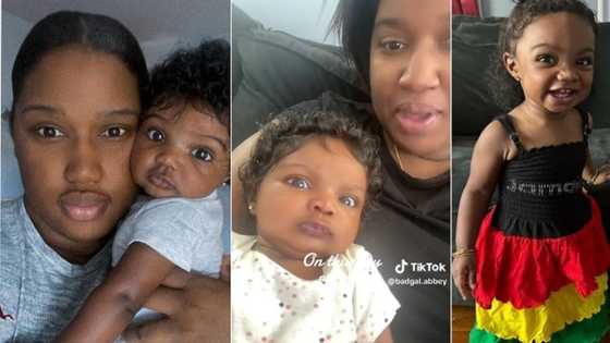 “Diyata Mutum Ce”: Mahaifiyar Kyakkyawar Yarinya Mai Kama Da Yar Tsana Ta Magantu a Bidiyo