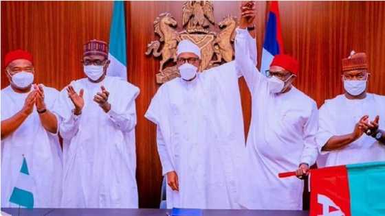 Na ƙosa in ga ka yi nasara, Buhari ya faɗa wa ɗan takarar gwamnan APC a Anambra, Andy Uba