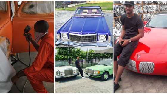 Dropping out of UNIZIK actually inspired me: Talented Nigerian man who turns old cars to luxury whips says