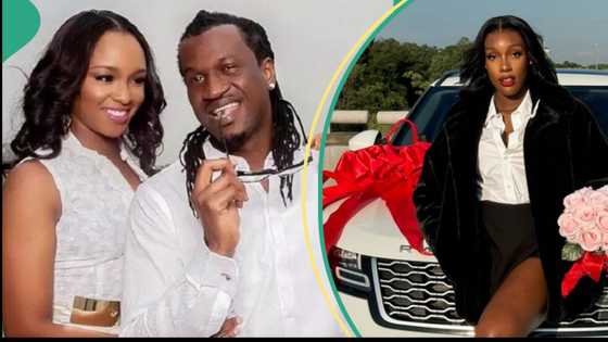 Paul Okoye's new wife Ivy reacts as man criticises her push gift from singer: "This is ur 1st child"