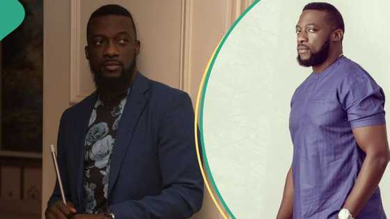 "Uk 2 no know how to do am": Actor Seun Sean Jimoh begs Nigerians on behalf of their friends abroad