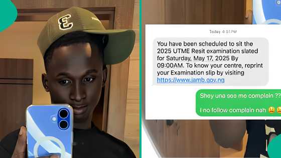 Boy who doesn't want to resit cries out as JAMB sends him new date, shares his first UTME score