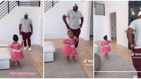 "Cutest ever": Little girl brings out the princess in her dad, makes him catwalk with her in lovely video