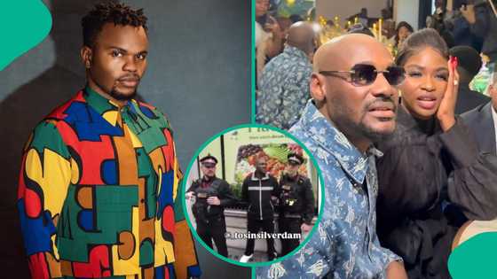 Tosin Silverdam shares alleged video of how 2Baba was arrested in UK, altercation with wife Natasha