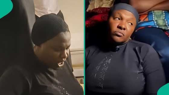 Video as grieving mum places cutlass inside late son's coffin, people react