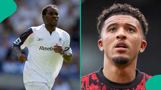 Fans blast Jadon Sancho for picking former Manchester United midfielder over Jay Jay Okocha