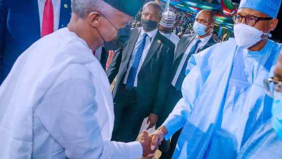 Zaben fidda gwanin APC: Taro ya yi dumi, Osinbajo ya fice daga Eagle Square