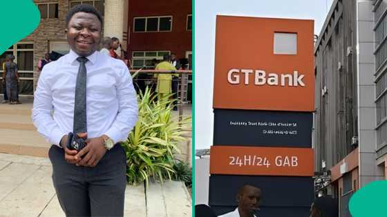 GTBank employee celebrates getting promotion after 3 years, shares his new position