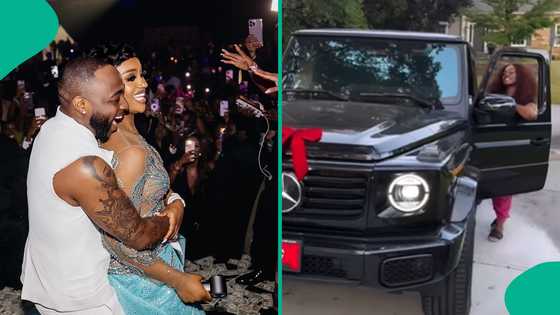 Moment Davido's wife Chioma corrected the way he spoke to her goes viral: "I like what she did"
