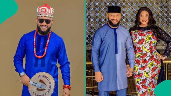 Yul Edochie hails Judy Austin for giving him 2 sons, shares what he will do if she gives him a girl