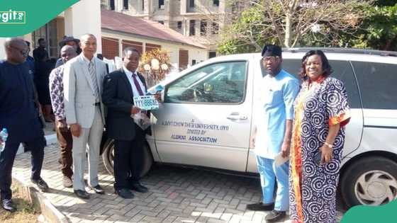 Ajayi Crowther Uni alumni group donates bus to school to enhance 'quality education'