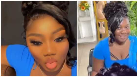 "Na you go do bridal hair": Reactions as lady shares the hair she styled for N50k