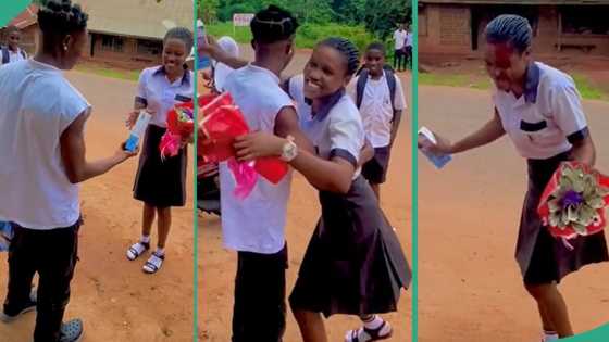 2024 WAEC: Man buys smartphone for his younger sister who just finished her WASCE