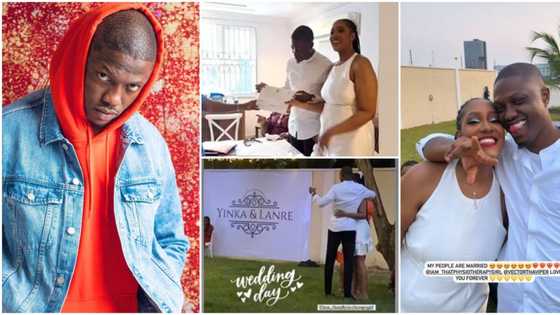 No noise: Rapper Vector marries girlfriend in low-key wedding, video & pics emerge online