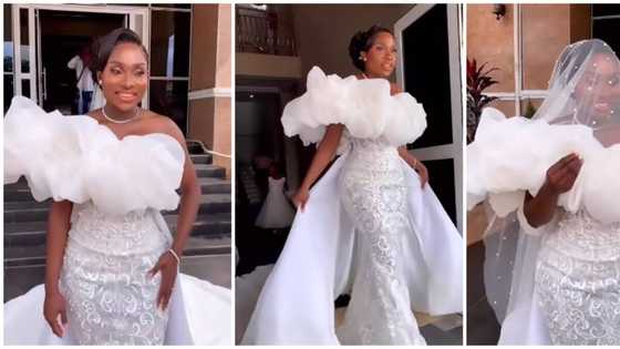 Wedding fashion: Bride leaves internet gushing with love over stunning dress