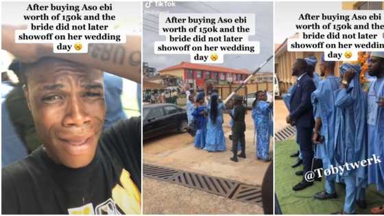Aiki ya jika: Bayan kowa ya yi ankon N150k, amarya ta fece, ango da abokansa sun girgiza
