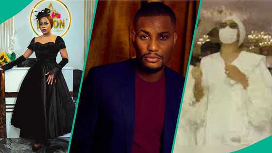 Nigerian lady reacts as late actor Alexx Ekubo's wife is unveiled, sends strong message