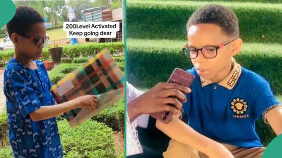 Young Sheldon: Babcock University lady shares video of small-looking 200-level student