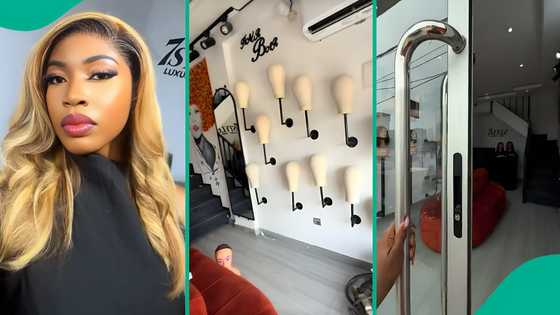 Hair vendor cries out in pain as thieves rob her shop, steal all luxury wigs worth millions