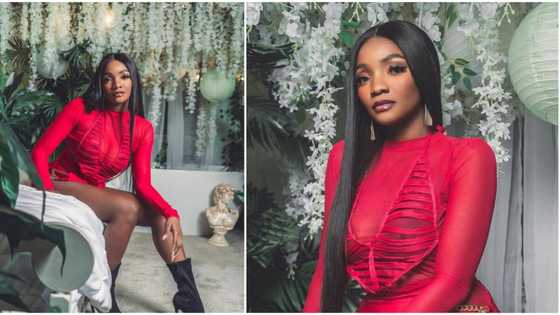 "Showing us wetin AG baby dey chop": Singer Simi spotted rocking swimsuit in birthday video, fans react