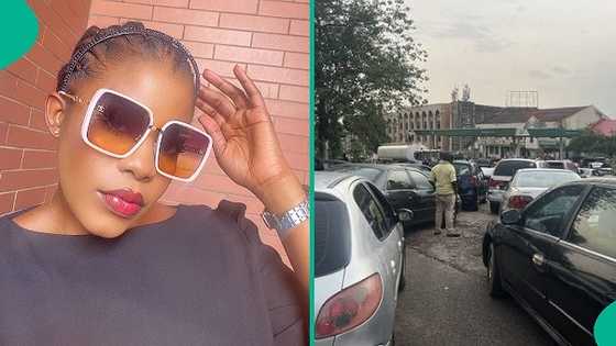 Lady who reversed car perfectly from tight spot gets N1k reward, men clap for her, people react
