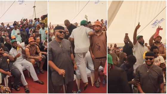 “The smile never enter”: Fans pray for Davido as he smiles at crowd during 2nd appearance after son's demise
