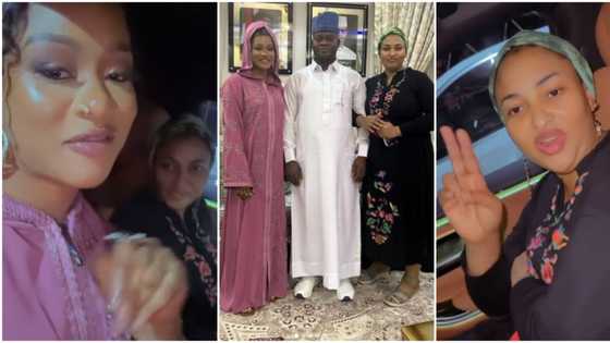 “Blessed child”: Photos, video as BBNaija’s Phyna meets Kogi state governor Yahaya Bello and wife Rashida