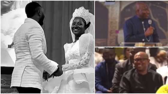 "He looks shy": Moment ex-president Jonathan introduced Peter Obi at Pastor Paul Enenche’s daughter’s wedding