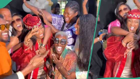 “I’m not the birthday girl”: Actress Omotola's friends join her in fun challenge as she turns 46