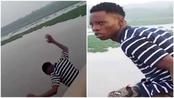 He was suicidal for days: Wife of 21-year-old man who jumps into Lagos Lagoon cries out, lament bitterly