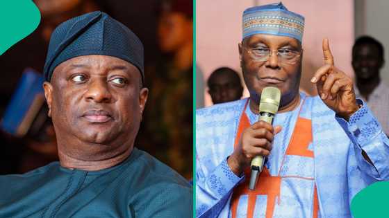Drama as Keyamo blows hot after viral video shows Atiku addressing Tinubu as 'Bola'