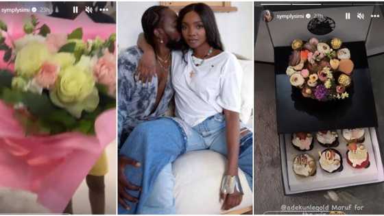 “Moruf for the Win”: Simi Hails Hubby Adekunle Gold After He Stunned Her With Cute Valentine’s Day Gift