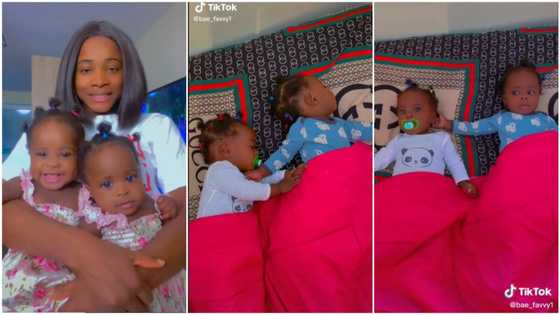 "Blood of Jesus, wake up": Mum tells her twins in video, says they didn't allow her sleep at night