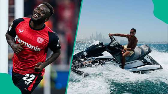 Victor Boniface rides ₦9m Jet Ski in Spain as Super Eagles star begins vacation, video