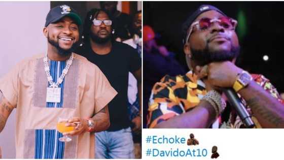 Davido at 10: Once again Twitter celebrates singer with customised emoji to mark his years in the industry