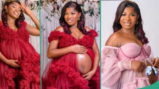 "Indeed my imagination has turned to reality": Lady welcomes baby boy after 9 years of waiting