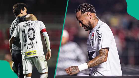 Brazil superstar Neymar breaks down in tears after heavy defeat with Santos, video