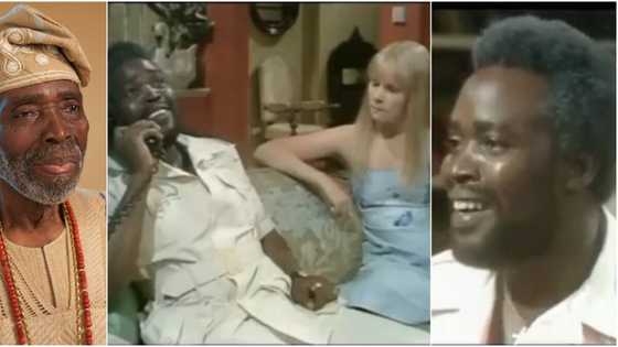 "Nigeria’s Morgan Freeman": Olu Jacobs as a young actor in Hollywood series stuns with his poise & rendition