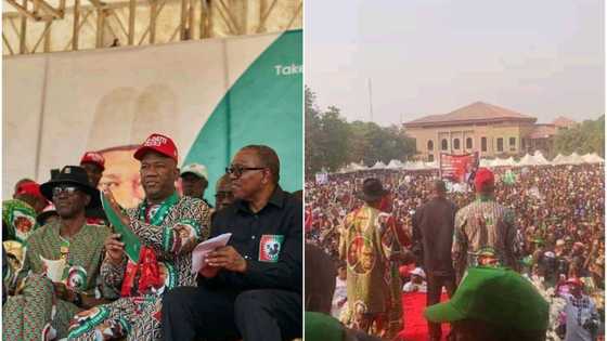2023 elections: Peter Obi receives heroic welcome in Onitsha, promises secured, prosperous Nigeria