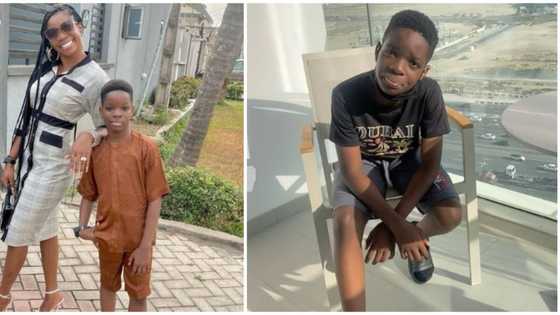 Reactions as Wizkid's son Tife exits zoom class group over 'bad vibes': "Like father like son"