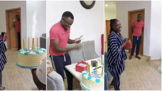 "D storm is over": Biola Bayo celebrates her hubby @45 in style months after welcoming 1st child, clip trends