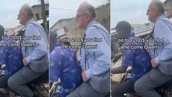 Smart oyinbo man uses okada to trace boy who took his $200 in Owerri, video goes viral