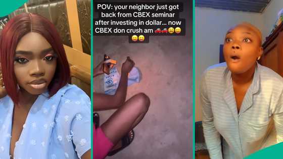 Nigerian lady amused as angry neighbour sets her CBEX materials on fire, video generates buzz