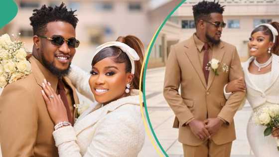 "Sleep no dey my eyes this night": Fashion designer Veekee James finally weds lover in grand style