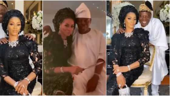 See love: Billionaire businessman Rasaq Okoya & wife Shade serve couple goals in cute videos that warm hearts